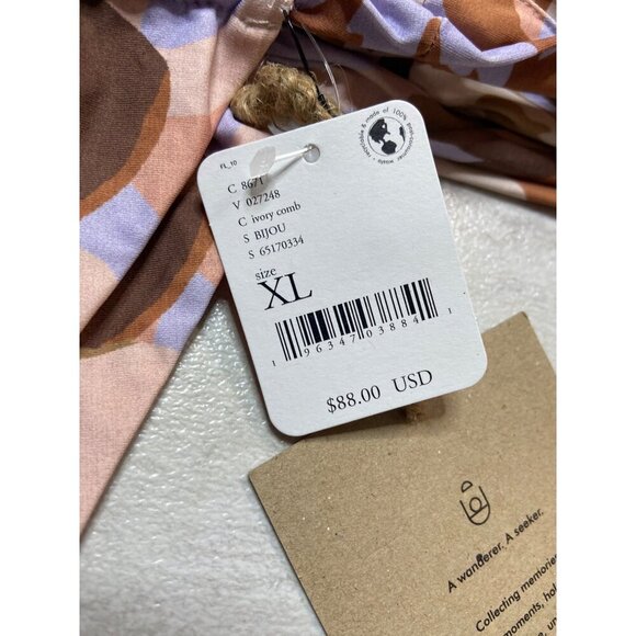 NWT Stone Fox Swim Lele Knotted Top & Bijou Bottoms SET In Pastel Petal … - Picture 6 of 9